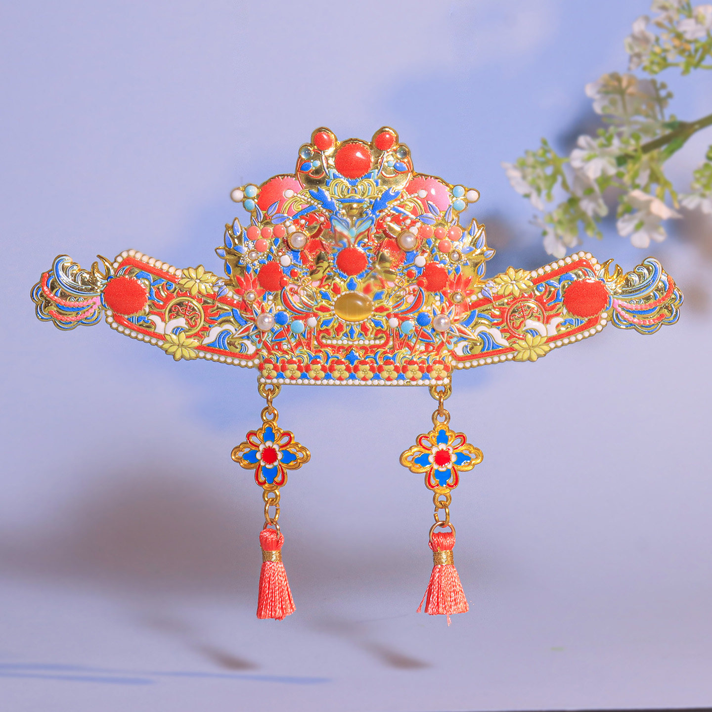 山西文创晋剧状元帽冰箱贴金属文联文艺头冠流苏华冠帽子精装礼盒,节庆用品/礼品,文化创意冰箱贴,淘宝优惠券,粉丝福利购,淘宝优惠卷