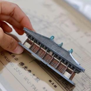 山西文创礼物佛光寺冰箱贴五台山树脂磁贴磁贴旅游纪念品