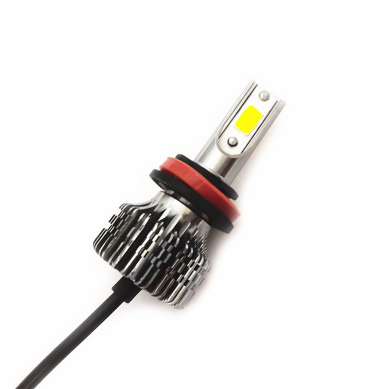 자동차 LED 슈퍼 밝은 전면 안개 방지 전구 9006H8H11H7H16 수정된 전면 안개 전구 녹색 레몬 골든 아이