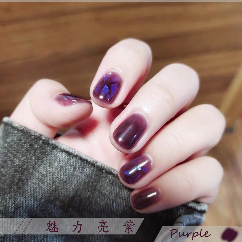 冰透紫色甲油胶2019年新款流行葡萄紫色美甲秋冬显白持久光疗胶|ruв категории Косметика, лак для ногтей/гвоздь продуктов (новый), ногти макияж - от Buy2taobao.com для оказания профессиональной услуги покупки агента Taobao