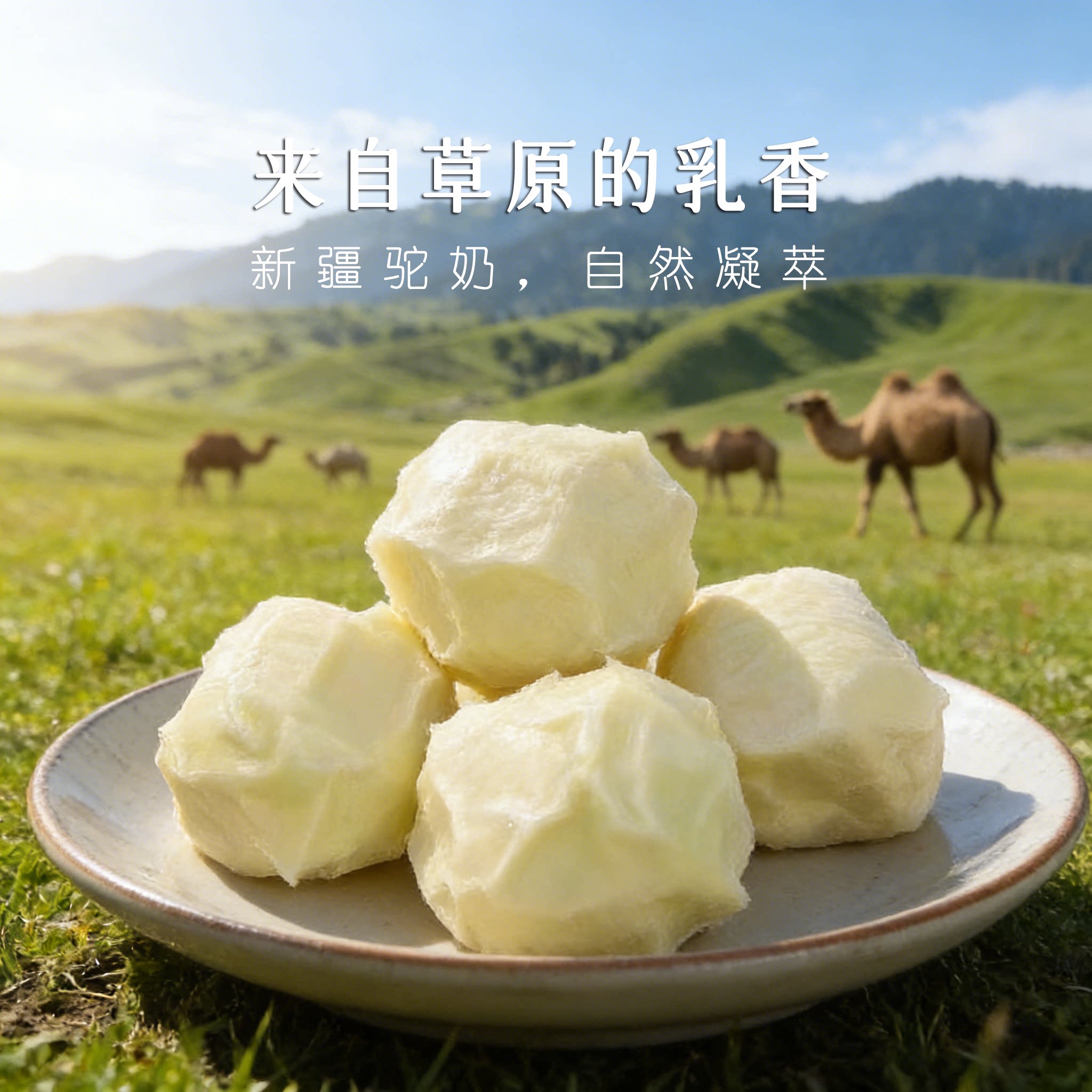 西域华腾手工驼奶疙瘩新疆特产奶制品糖果奶糖厚乳醇香休闲零食