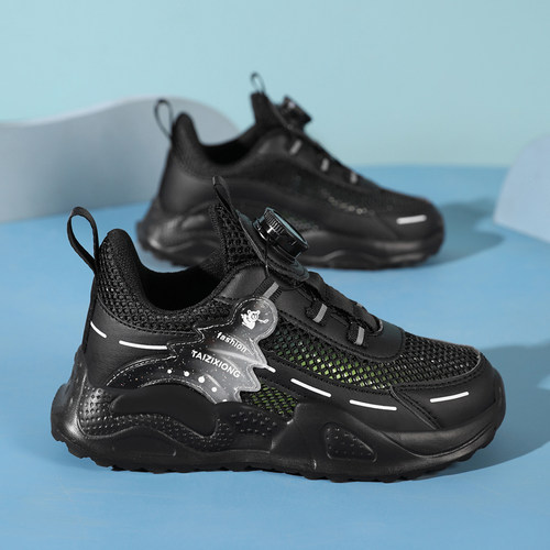 ABC IM儿童鞋子男童运动鞋单网网面透气夏季2026新款中大童跑步鞋