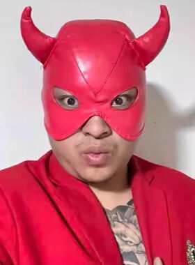 红牛角King同款头套红牛战士头套