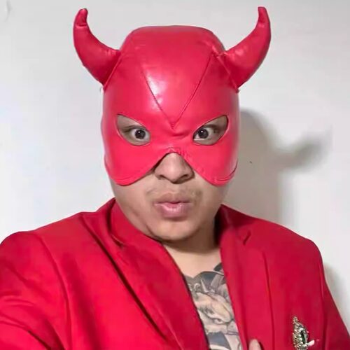红牛角King同款头套红牛战士头套