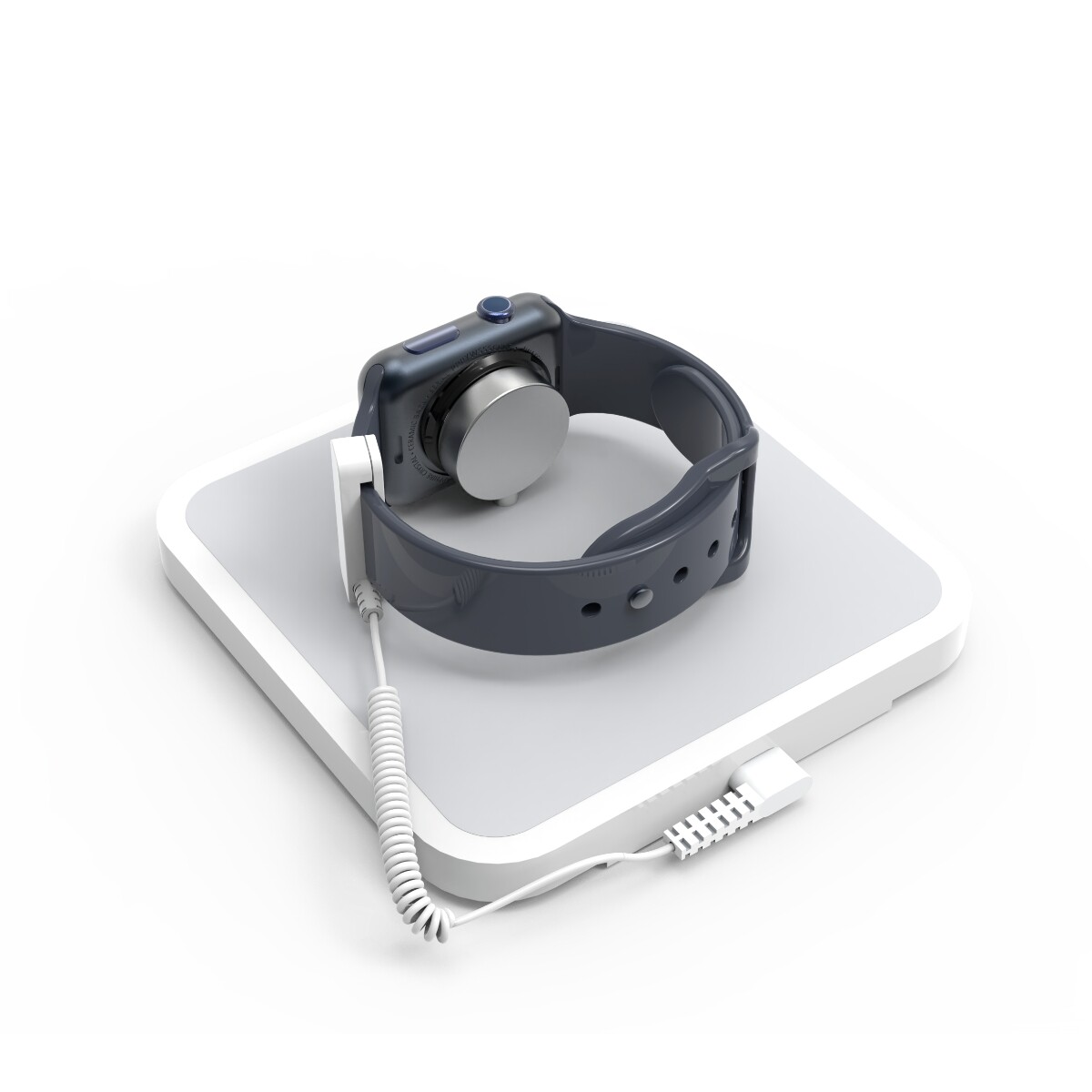 适用苹果apple watchS11智能手表防盗器无线充电防盗报警器展示架