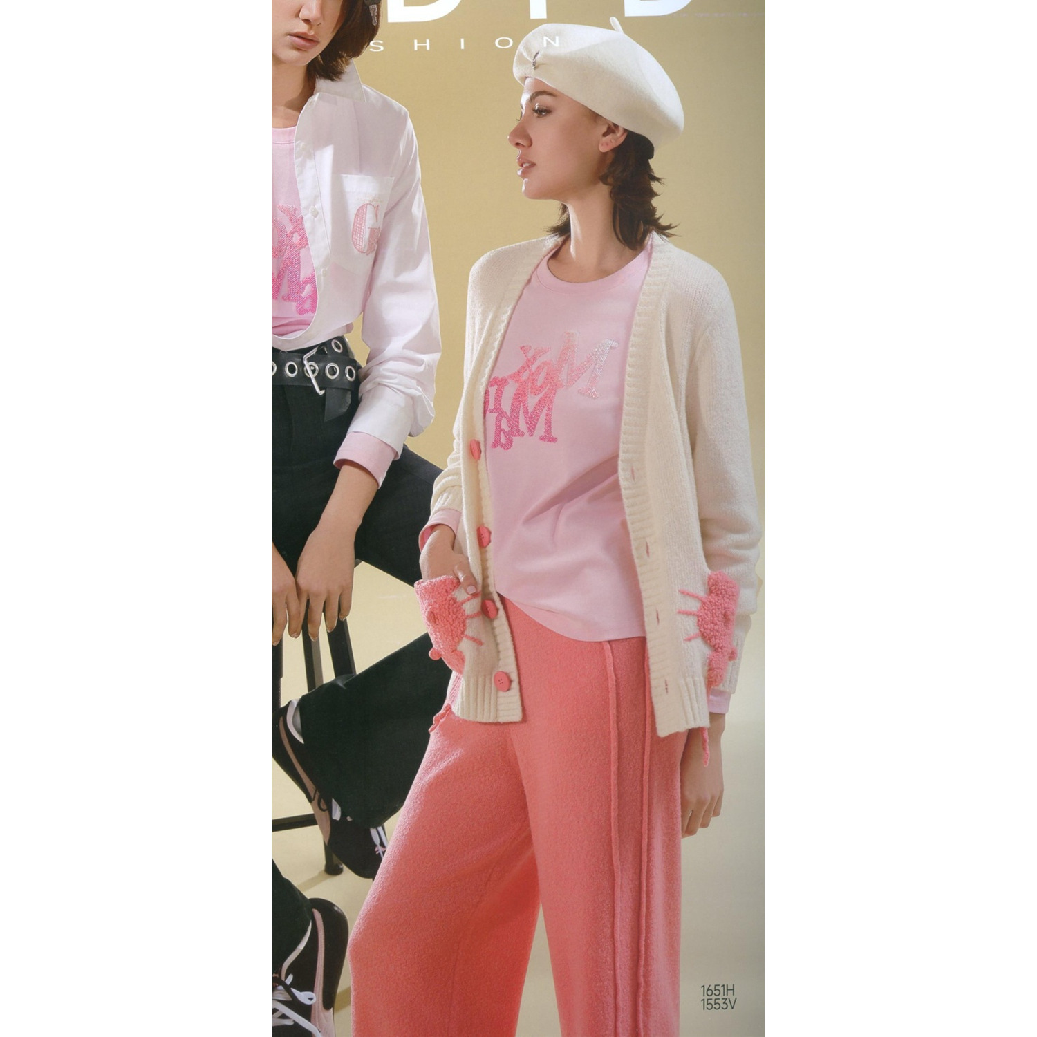 专柜台湾品牌女装 2025秋冬新款妮蒂 1651H 1553V