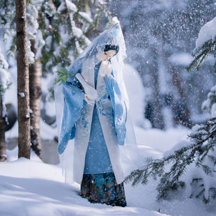 【预约】素问·钿海/四分大四/三分62BJD明制马面裙斗篷娃衣定金