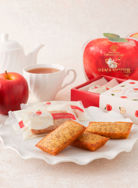 【季节限定版】日本代购Financier红茶苹果茶味费南雪蛋糕