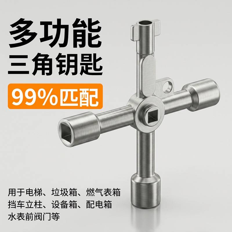水阀钥匙多功能空压机消防配电梯内六角扳手