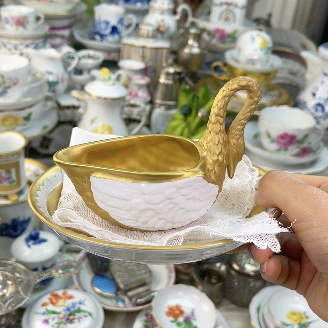 特价德累斯顿大号天鹅金杯