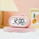 儿童卡通电子闹钟学生起床专用智能学习网红可爱多功能卧室用钟表