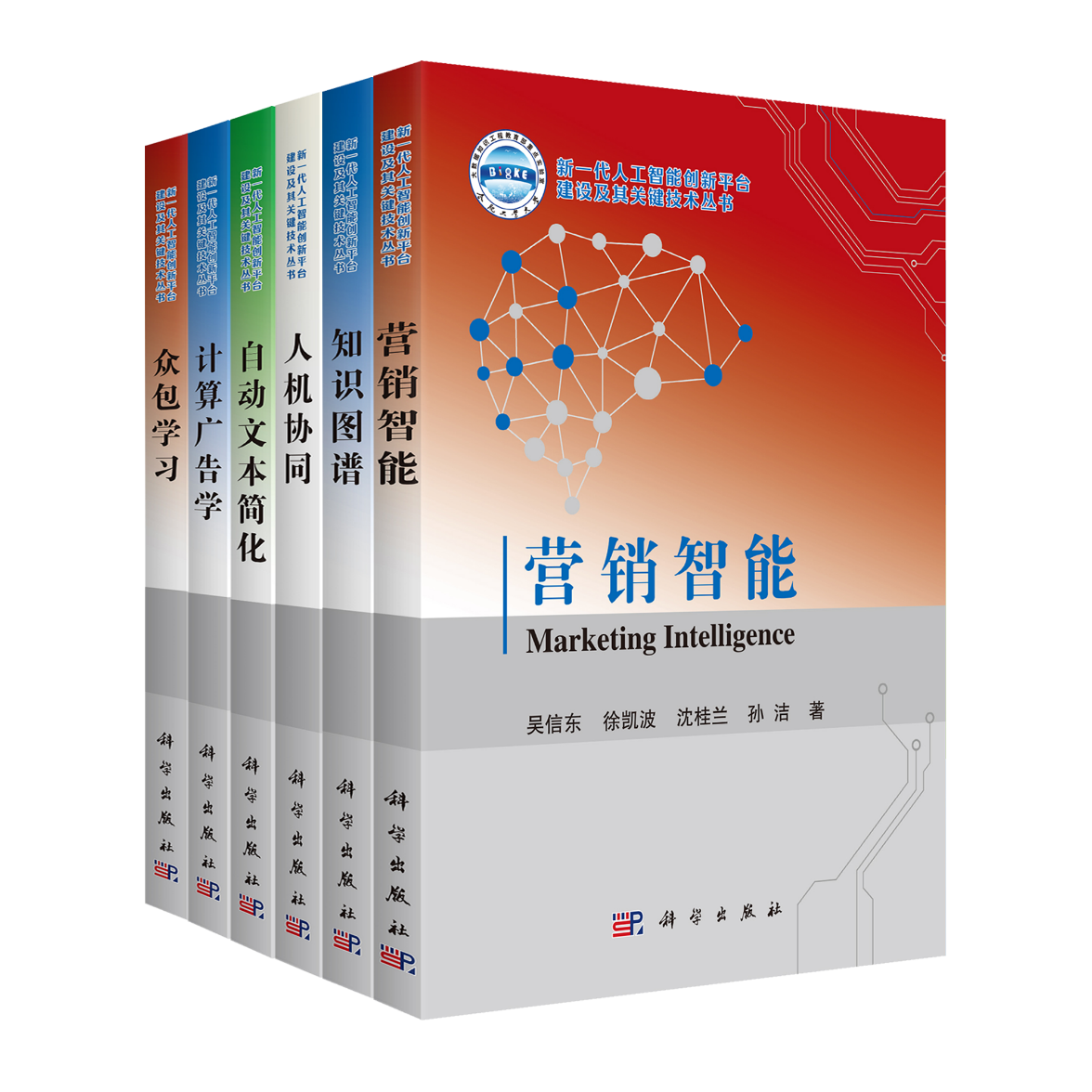 【全6册】新一代人工智能创新平台建设及其关键技术丛书\众包学习\自动文本简化\计算广告学\知识图谱\营销智能\人机协同