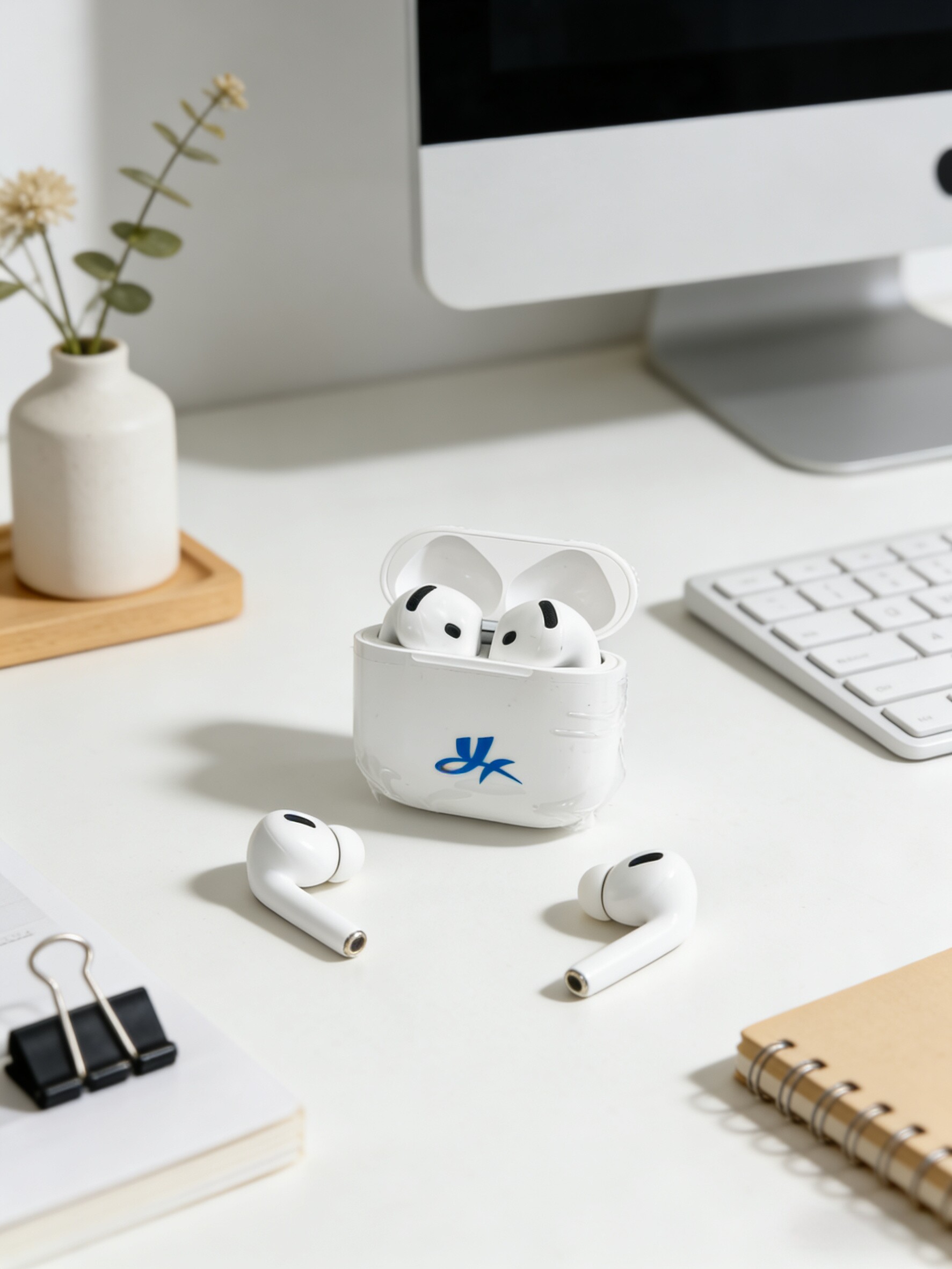 带无线充华强北7代蓝牙耳机无包装入耳式适用平果手机