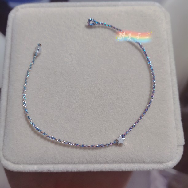 手工编织星空手绳925纯银