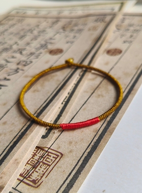 手工编织手绳金刚结民族风