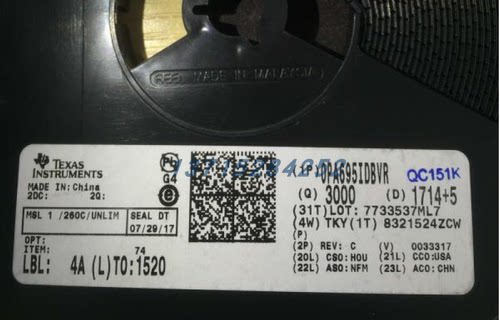 运算放大器 OPA695IDBVR TI  SOT23 全新原厂原装现货 假一赔十