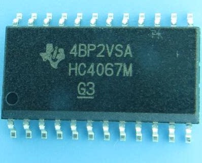多路复用分解器 CD74HC4067M96 SOP24 TI 全新原厂原装 假一赔十
