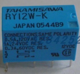信号继电器 RY12W-K TAKAMISAWA DIP 全新原厂原装现货 假一赔十