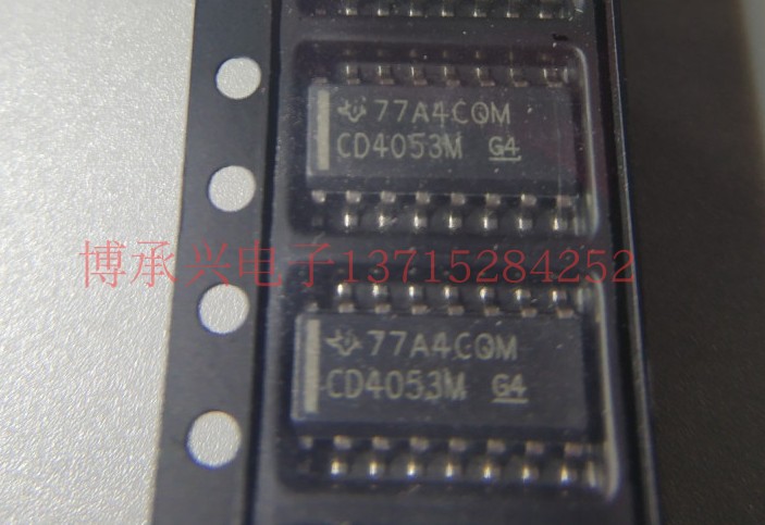 模拟开关器 CD4053BM96 TI SOP16 全新原厂原装现货 假一赔十