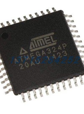 微控制器 ATMEGA329P-20AU  ATMEL  QFP64 100%全新原厂原装现货