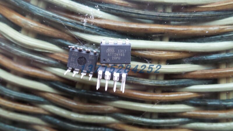 微控制器 ATTINY85-20PU  ATMEL  DIP-8 100%全新原厂原装现货