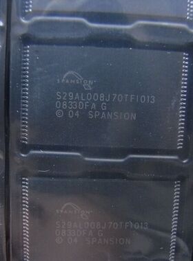 存储器 S29AL008J70TFI020 SPANSIO TSSOP48 原厂原装 假一赔十