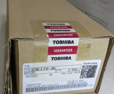 场效应管 2SK170-GR/BL TO92 TOS 原厂原装现货 假一赔十