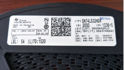 SN74LS32NSR 74LS32 政策 逻辑门 LS SOP-14 全新原装正品大量 財
