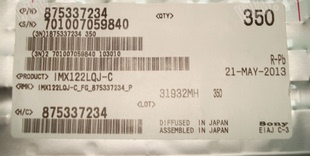 SONY IMX122LQJ 假一赔十 原厂原装 现货 CLCC 图像传感器