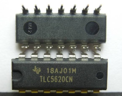 模拟转换IC TLC5620CN DIP14 TI原厂原装现货 假一赔十