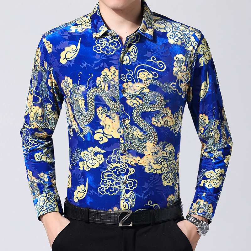 九五狼天天特价金丝绒长袖衬衣