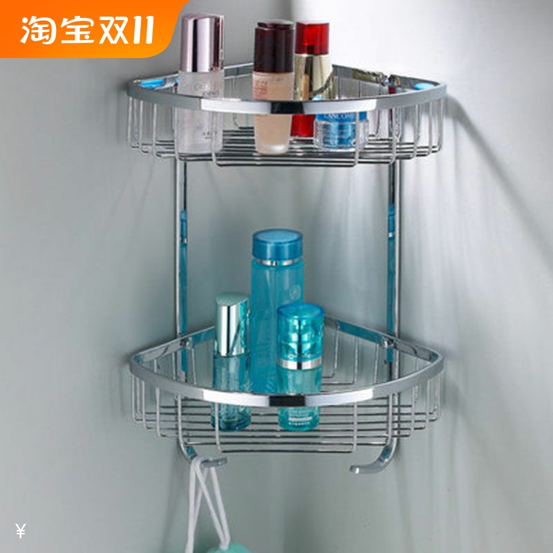304不锈钢浴室卫生间双层转角架