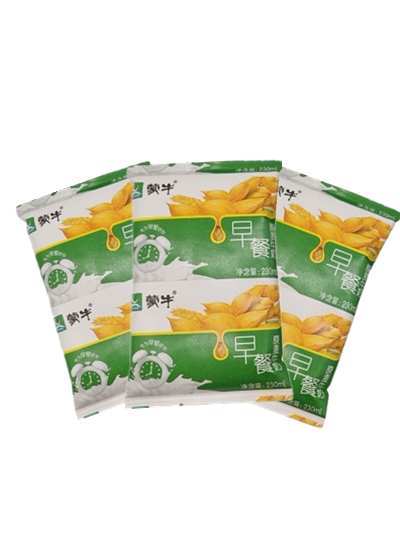 蒙牛原麦枕装牛奶麦香早餐奶全脂调制乳硬纸袋230ml*16袋