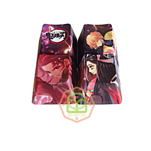 鬼灭之刃五面热升华键帽机械键盘键帽动漫主题樱桃机械轴R4键帽