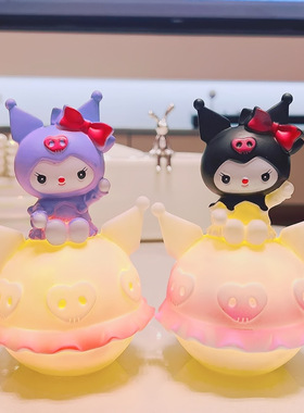 库洛米星球灯卡通月球灯创意摆件美乐迪小夜灯ins少女心氛围灯