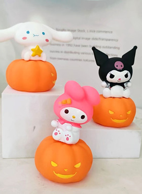 库洛米南瓜灯玉桂狗万圣节夜市摆摊创意ins小夜灯蛋糕装饰灯光球