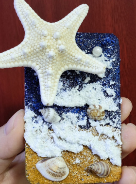 旋转海量贝壳冰箱贴伴手礼纪念品