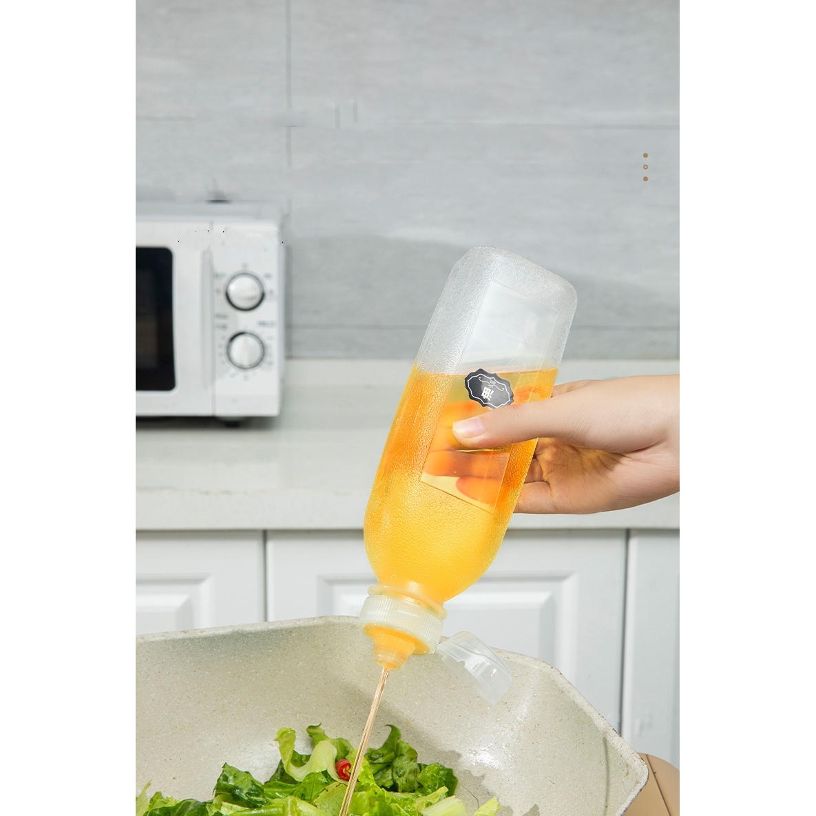 味全尖叫油瓶油壶酱油罐醋瓶厨房专用香油防漏油罐调居家日用套装