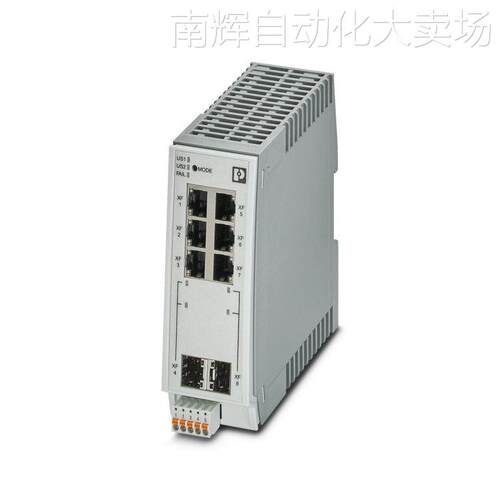 1044028 FL SWITCH 2206-2SFX PN 6个电口 2个SFP端口 默认PN模式