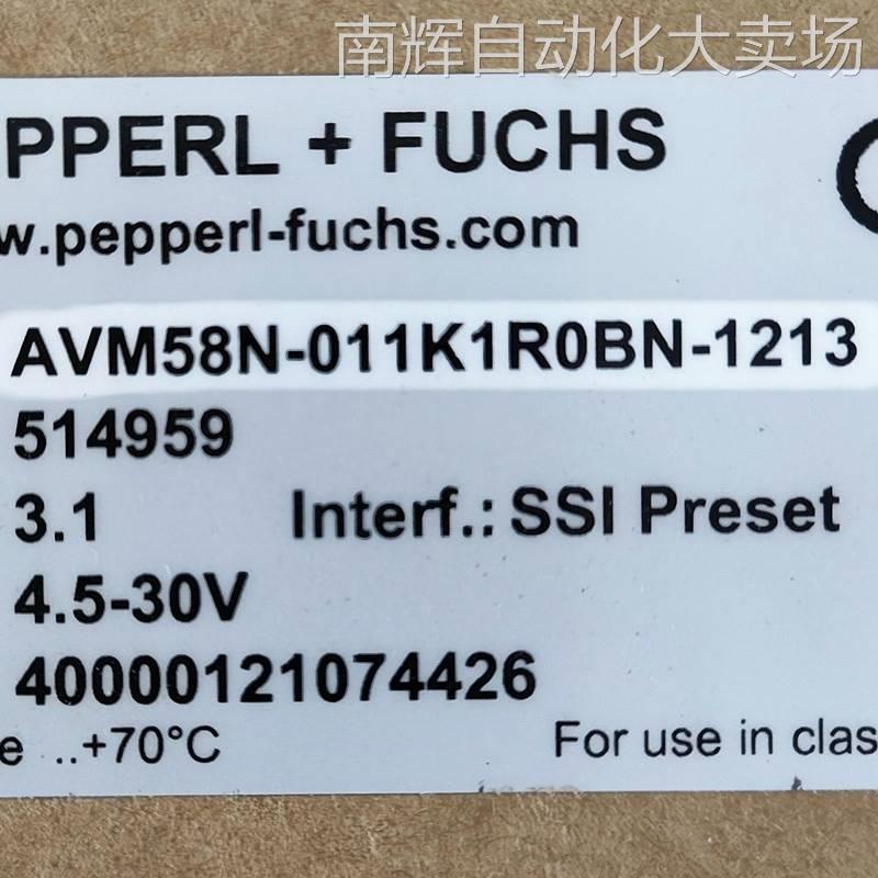 AVM58N-011K1R0BN-1213编码器P+F AVM58N-011K1R0BN-1213编码器