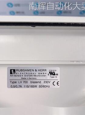 RUBSAMEN&HERR风扇LV700 230VAC原装