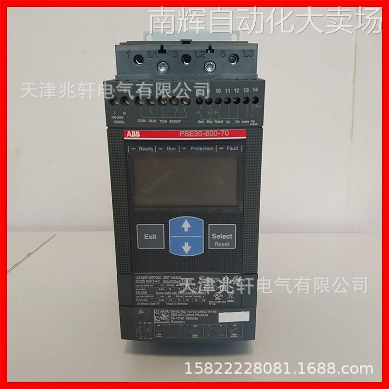 PSE72-600-70软启动器ABB PSE72-600-70软起动器PSE系列软启动器