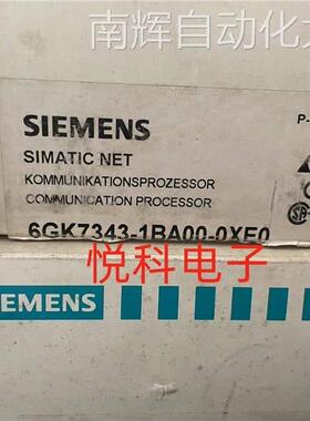 6GK7343-1BA00-0XE0西门子S7-300网络模块 6GK7 343-1BA00-OXEO