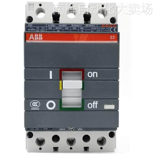 ABB塑壳断路器SACE T1N 3P4P 25A32A63A80A100A125A空气开关