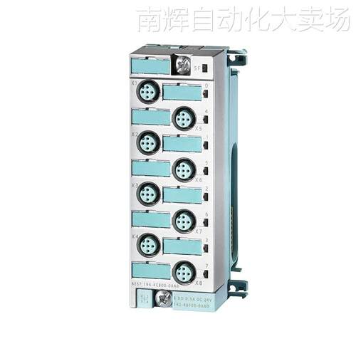 西门子 6ES7194-4CB00-0AA0 ET200pro 电子模块连接模块 8个M12