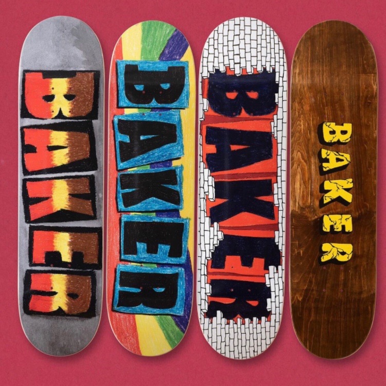 baker滑板板面deathwish/real双翘8.0/8.125/8.25/7.3专业板送砂