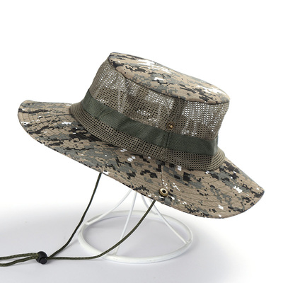 户外遮阳帽子夏季可折叠登山帽