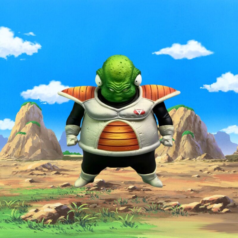 七龙珠超级赛亚人 基纽特战队 gk 古尔多 站姿 模型 盒装手办摆件