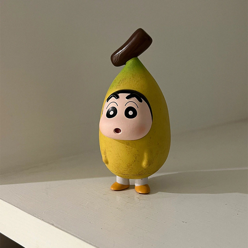 香蕉小新可爱有趣潮玩模型GK野原新之助桌面车载摆件创意生日礼物,家居饰品,3D模型摆件,淘宝优惠券,粉丝福利购,淘宝优惠卷