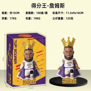 NBA巨星詹姆斯 历史得分王411 手办摆件潮玩礼物模型